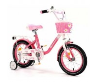 Велосипед детский Canary 14" pink-white